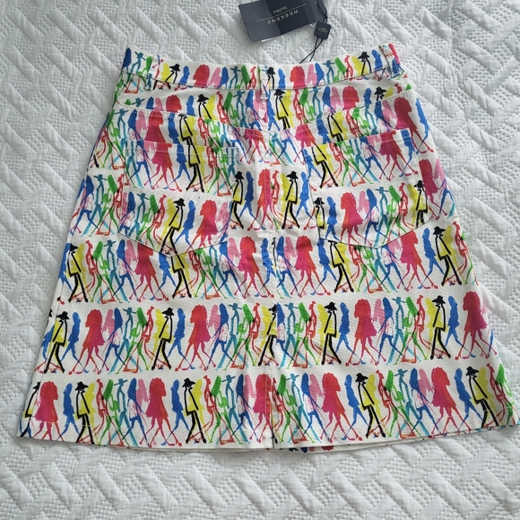 NWT! Weekend MaxMara Flutterflies 2021 collection skirt. - Picture 5 of 11